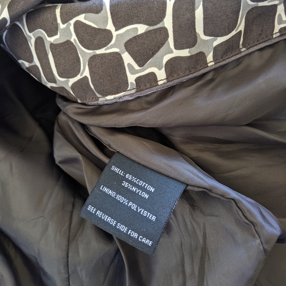 STEVE MADDEN Printed Trench Coat, S - Picture 6 of 8